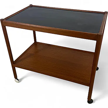 Bar trolley by Knud Andersen, made of teak, 1960s