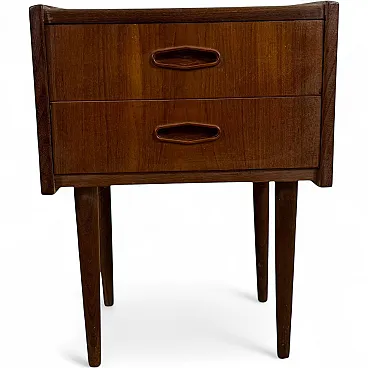 Danish teak nightstand, 1960s