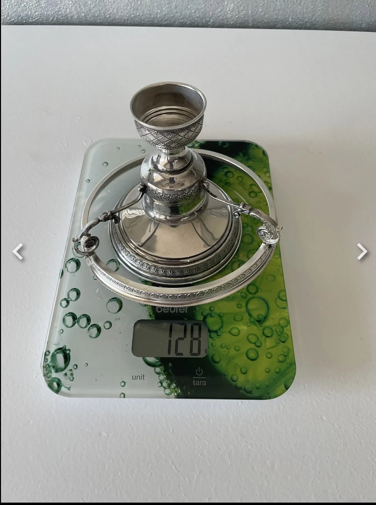 Silver abat-jour with onyx body, 1970s 14