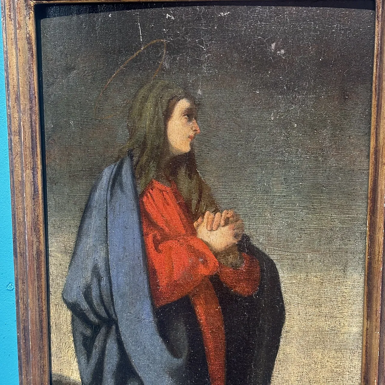 Pair of panel paintings in Tuscany, 17th century 3