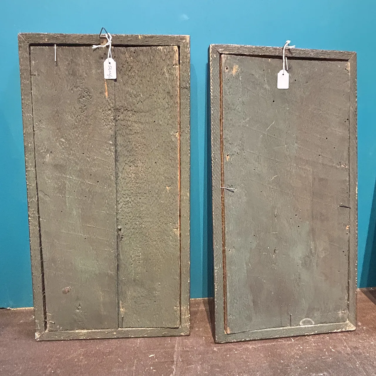 Pair of panel paintings in Tuscany, 17th century 14