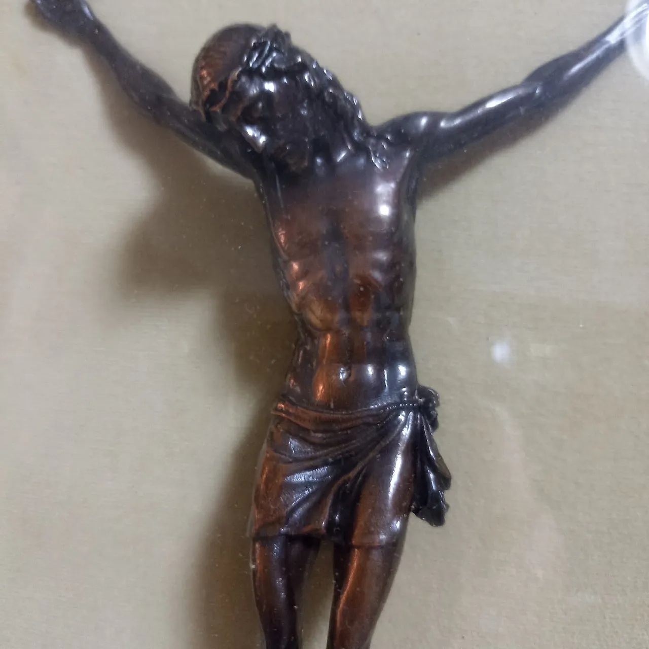 Ancient bronze crucifix, 20th century 17