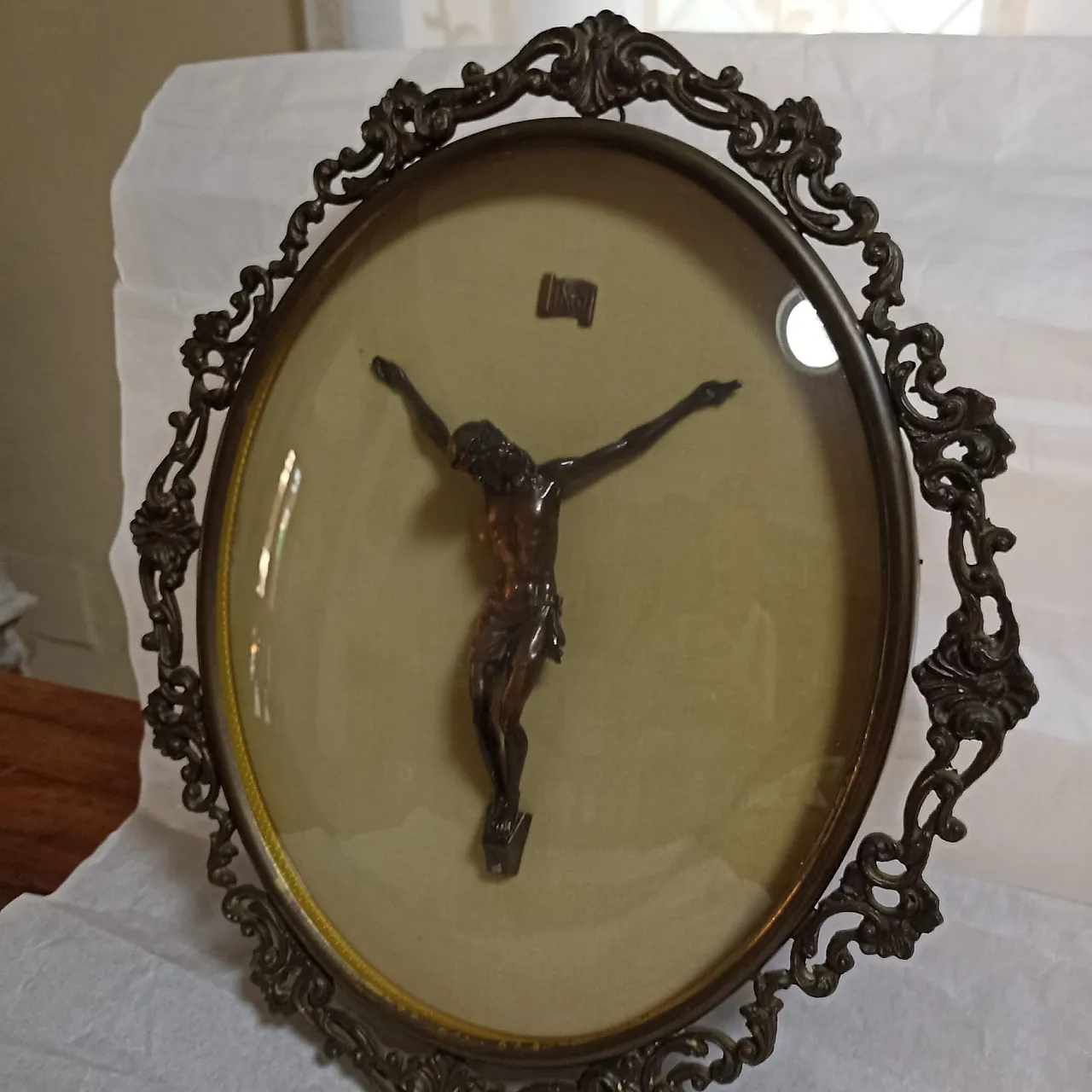 Ancient bronze crucifix, 20th century 22