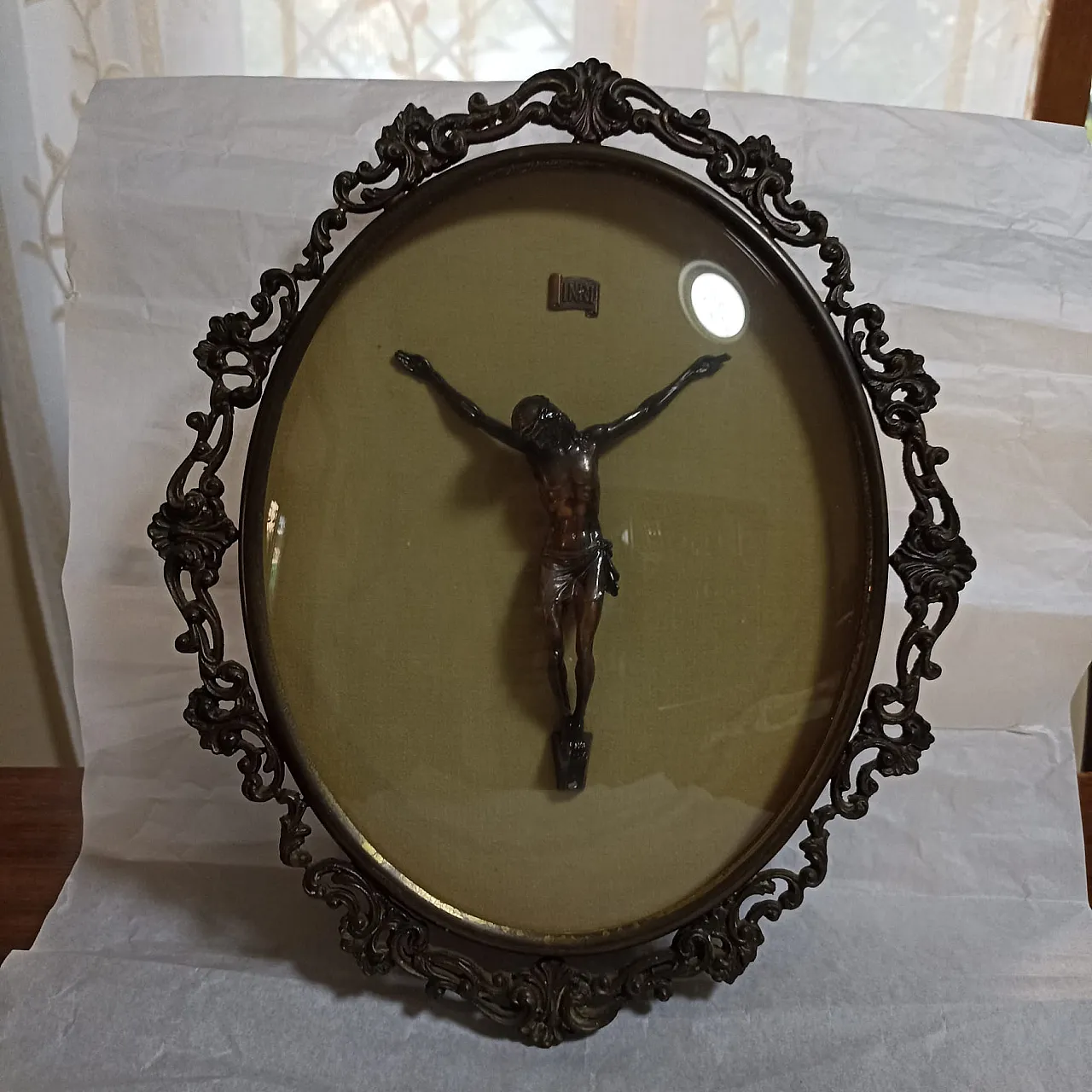 Ancient bronze crucifix, 20th century 26