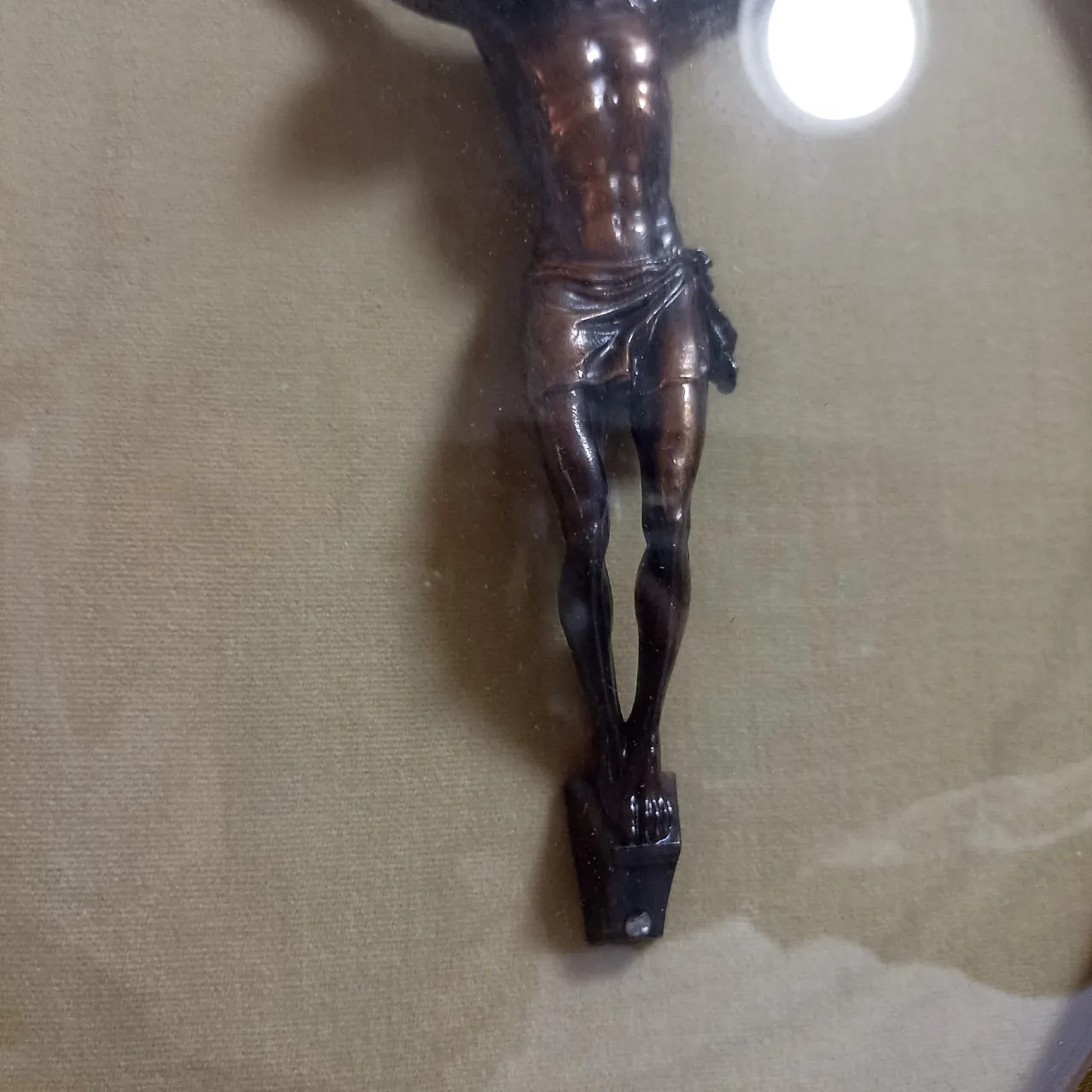Ancient bronze crucifix, 20th century 28