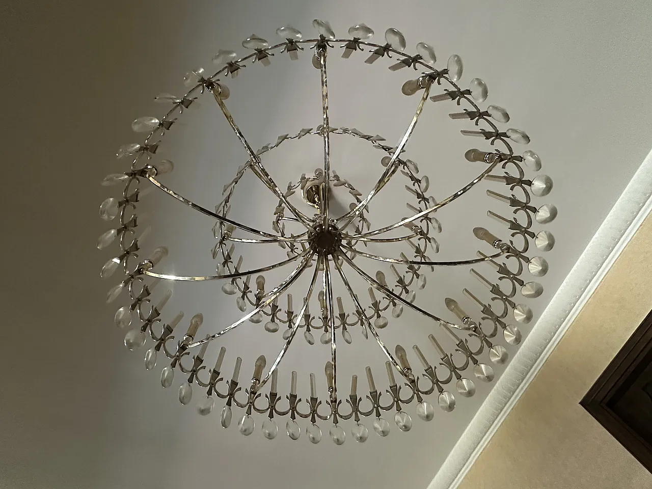 Chandelier and sconce by Gaetano Sciolari for Stilkronen, 1970s 6
