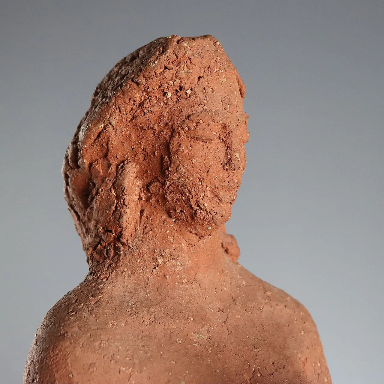 Rocking horse, terracotta Sculpture by José Pizzo, 20th century 4
