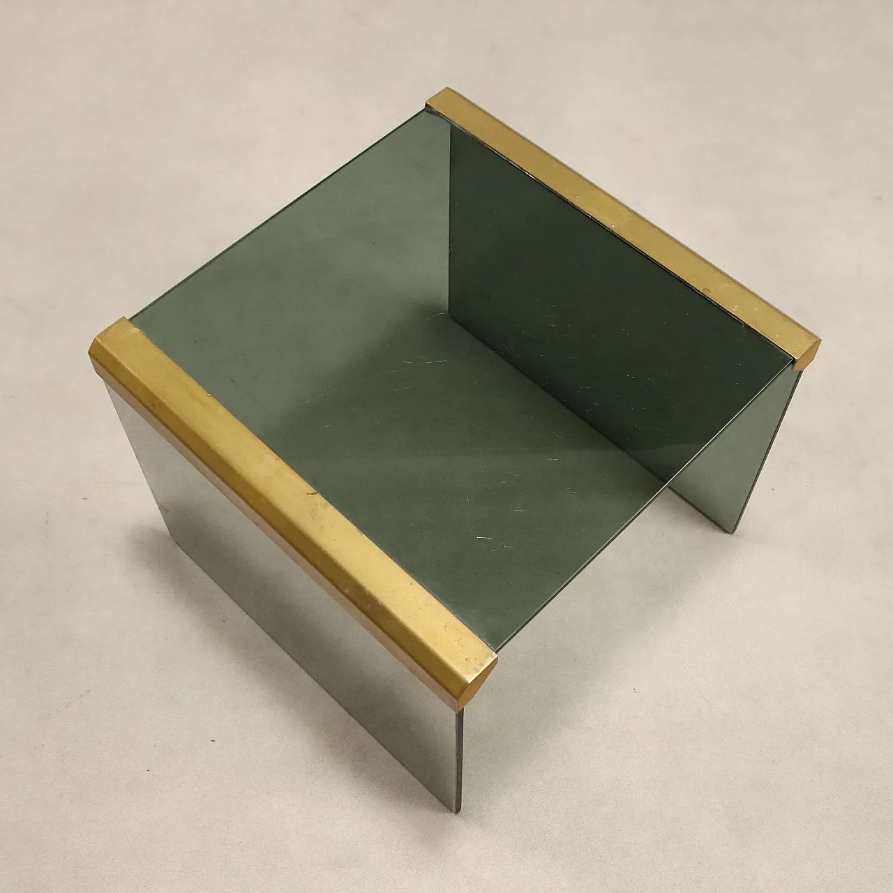 Glass coffee table, 1980s 4
