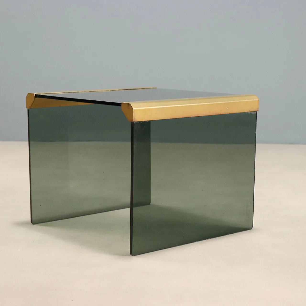 Glass coffee table, 1980s 7
