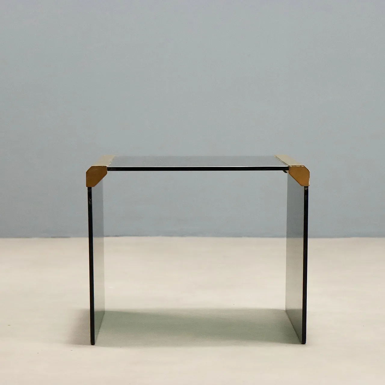 Glass coffee table, 1980s 8