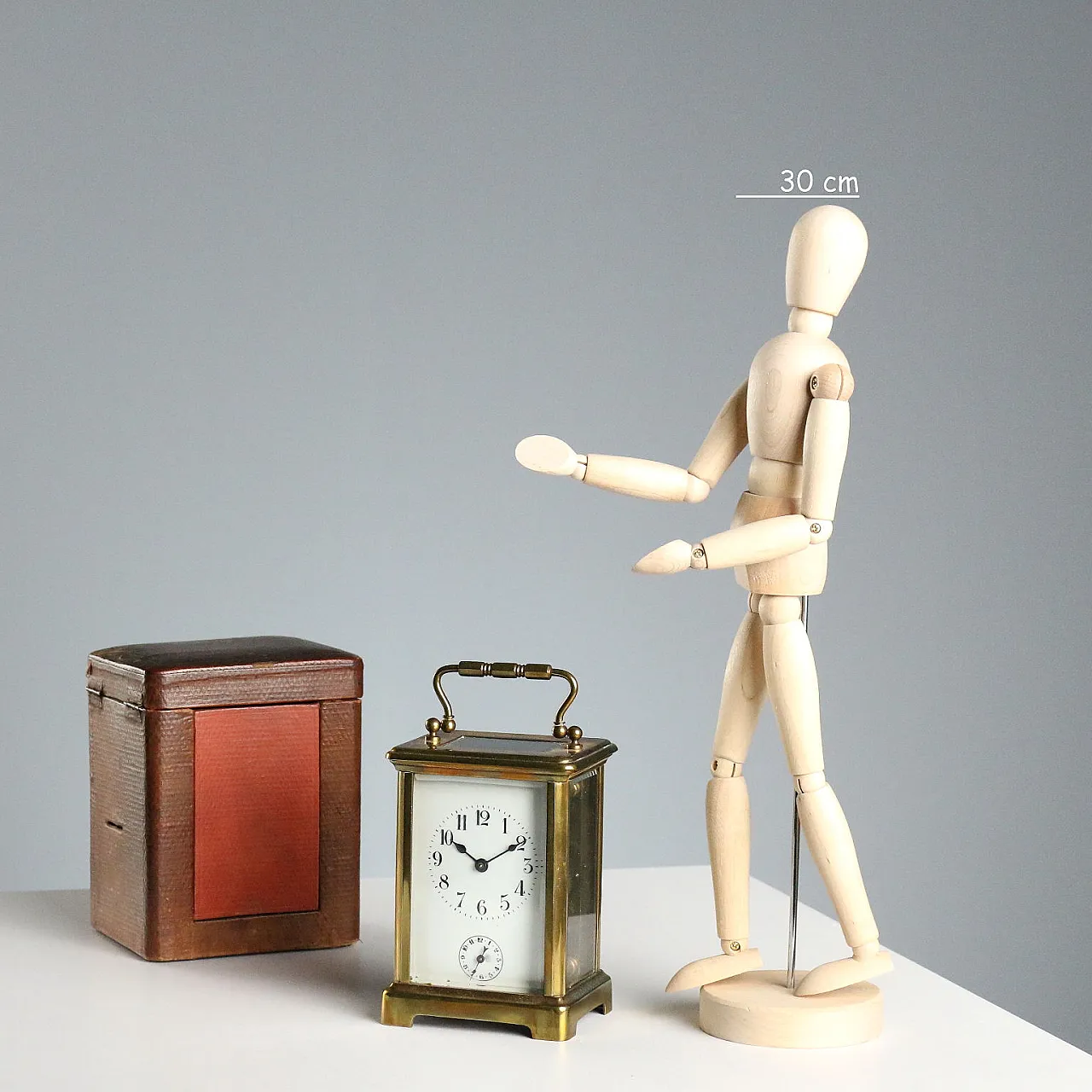 Travel watch with case, 19th century 2