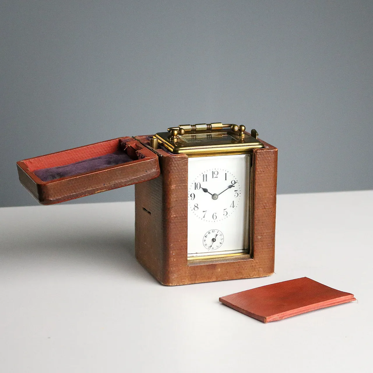 Travel watch with case, 19th century 9