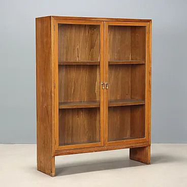 Display cabinet in walnut, 1950s