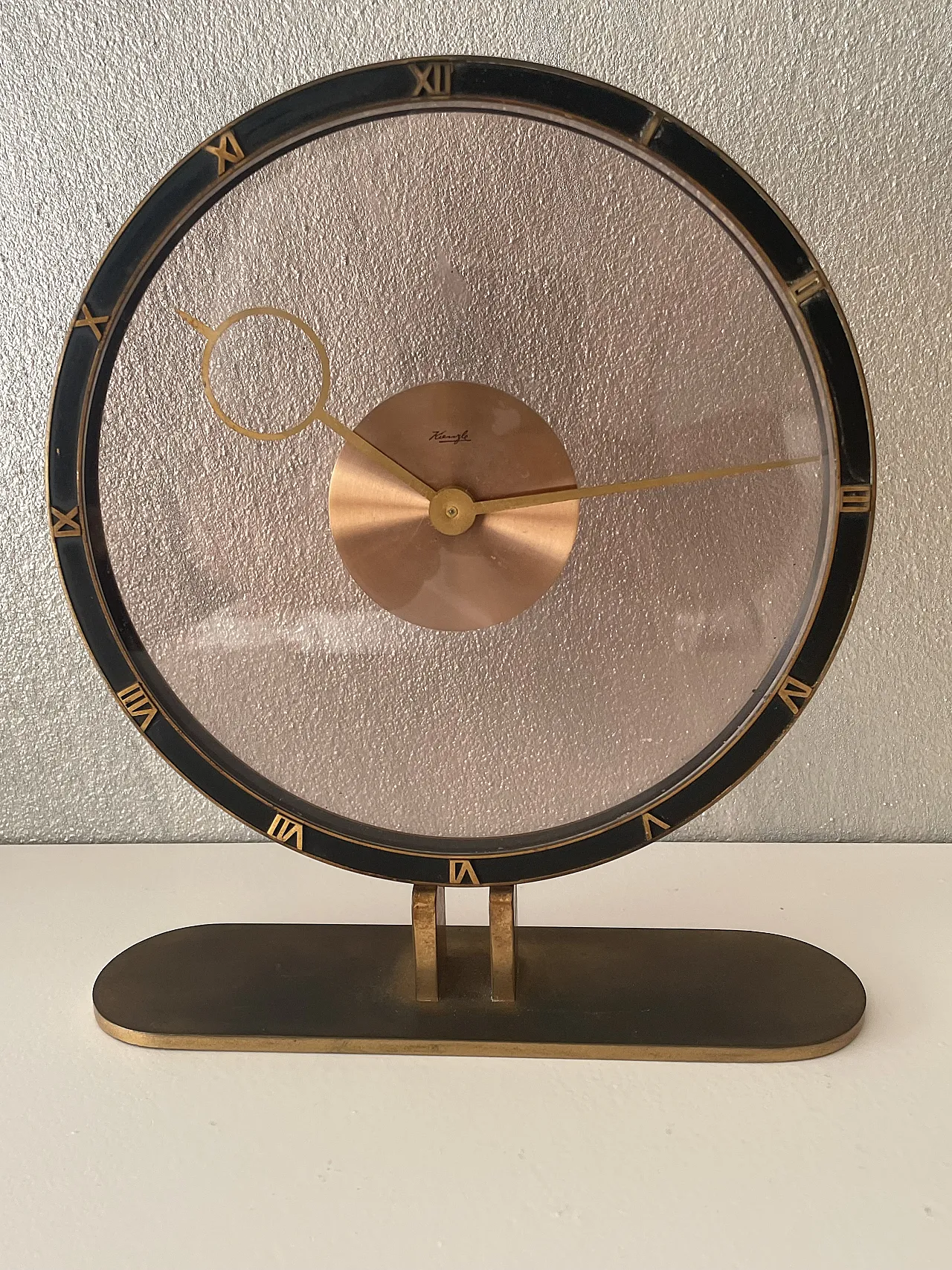 Heinrich Möller Clock in Deco style, 1950s 2