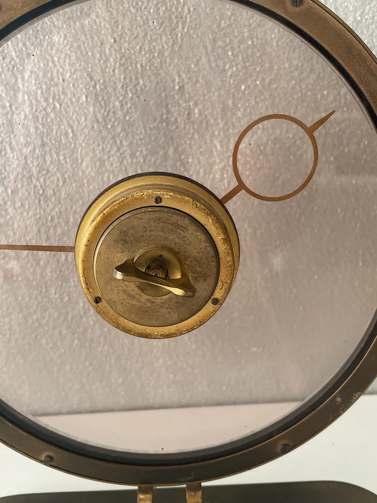 Heinrich Möller Clock in Deco style, 1950s 5