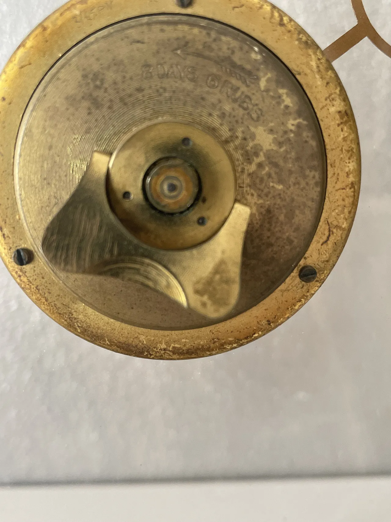 Heinrich Möller Clock in Deco style, 1950s 6