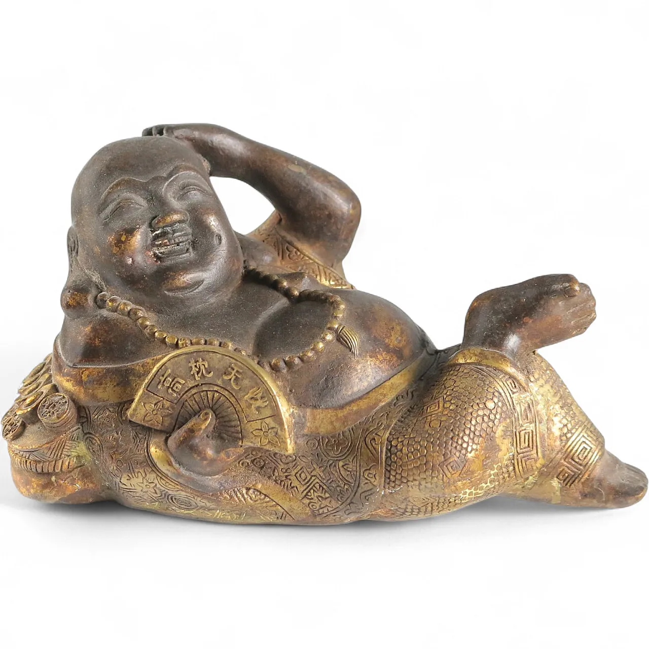 Budai scultura in bronzo, '900 10