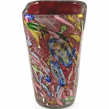 Vaso Tutti Frutti, Manifattura di Murano, '900