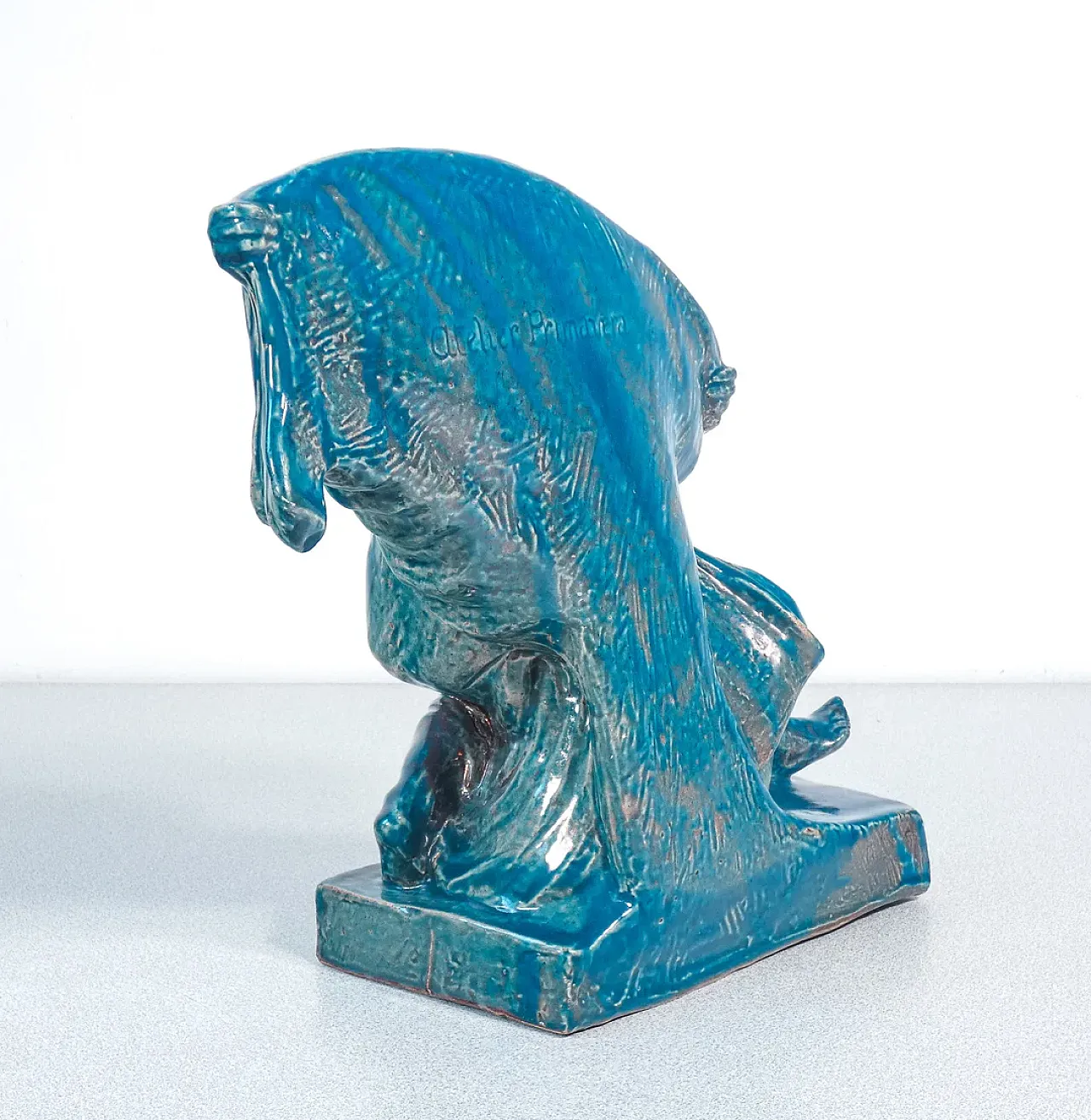 Donna con Velo, scultura in ceramica, anni '30 8