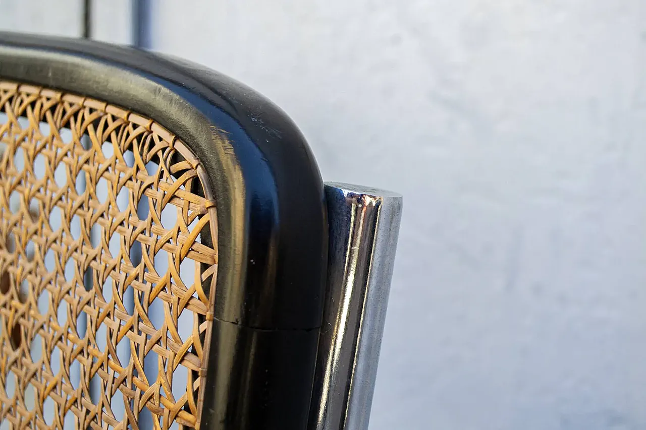 4 Hand-woven Cesca chairs, 1920s 3