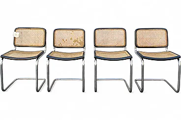 4 Hand-woven Cesca chairs, 1920s