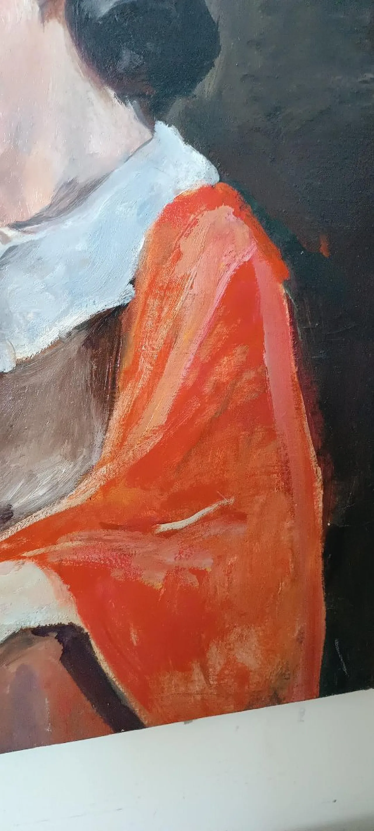 Portrait of a Woman by Ennio Pozzi, oil on canvas, 1920s 5