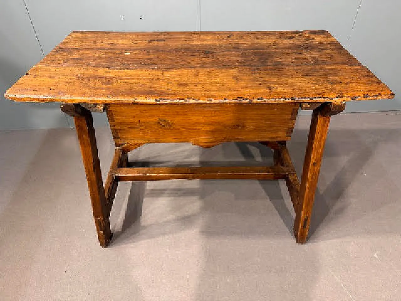 Tavolo a cavalletto in legno di larice, '700 3