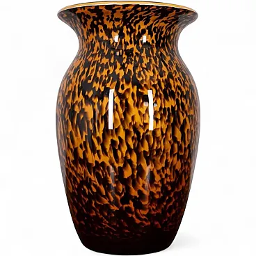 Murano blown glass vase, 1980s