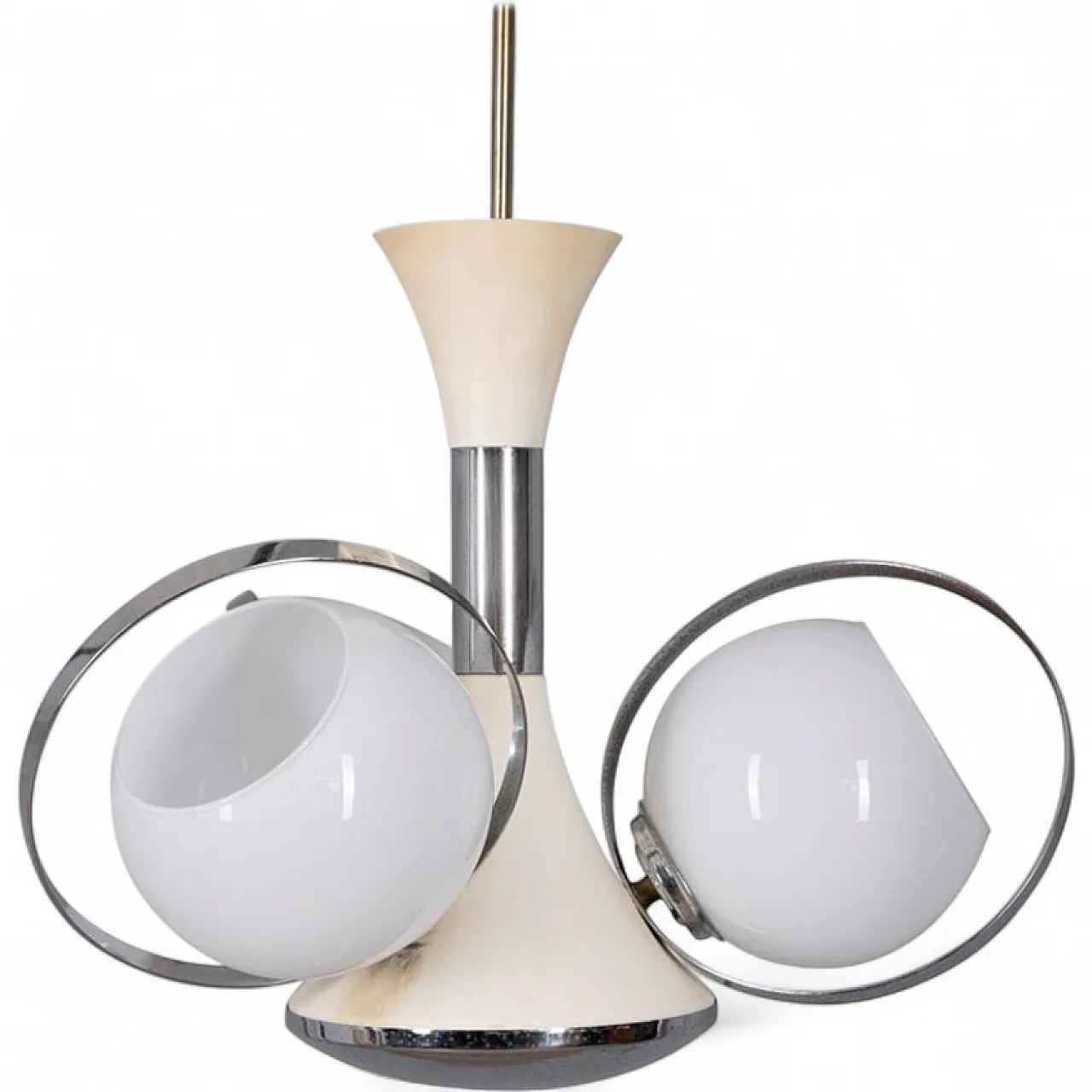 Space Age chandelier with glass lights, 1970s 9