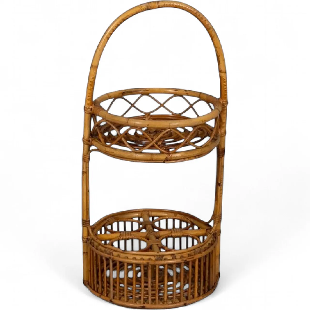 Bamboo bar basket, 1960s 11