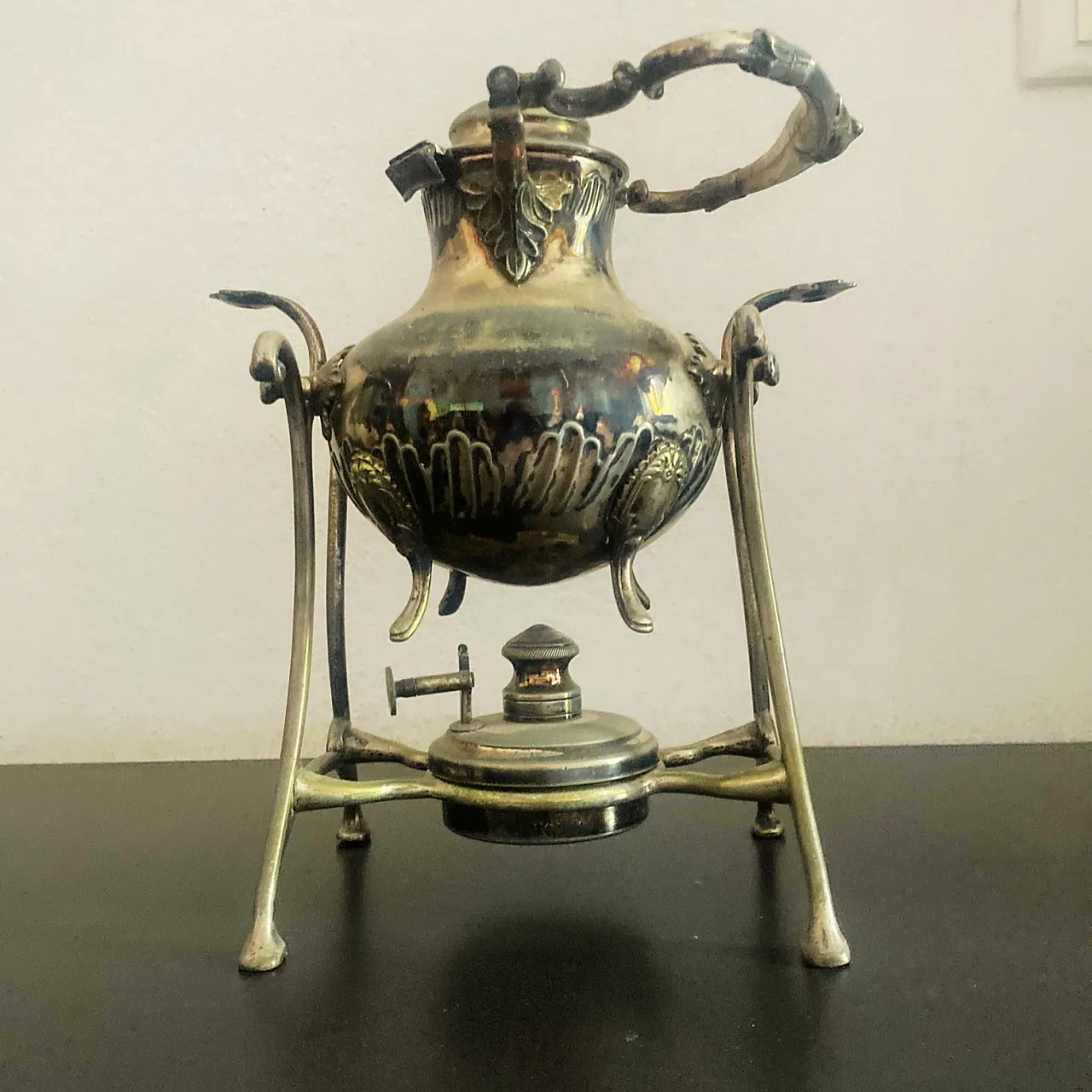 Silver plated Samovar kettle on stand, mid-20th century 2