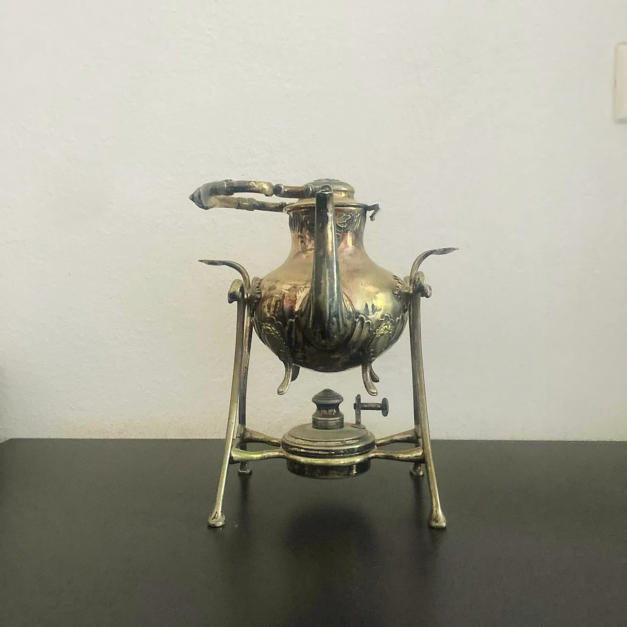 Silver plated Samovar kettle on stand, mid-20th century 3