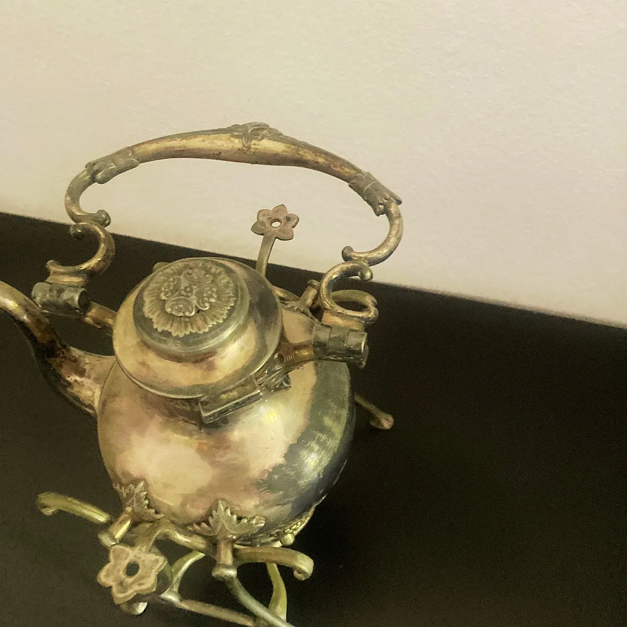 Silver plated Samovar kettle on stand, mid-20th century 4