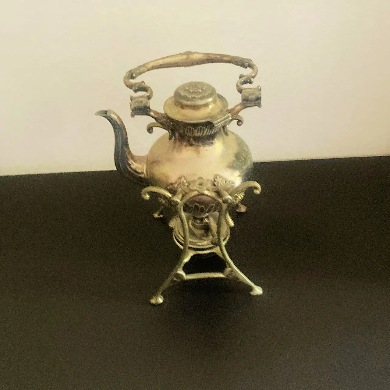 Silver plated Samovar kettle on stand, mid-20th century 5