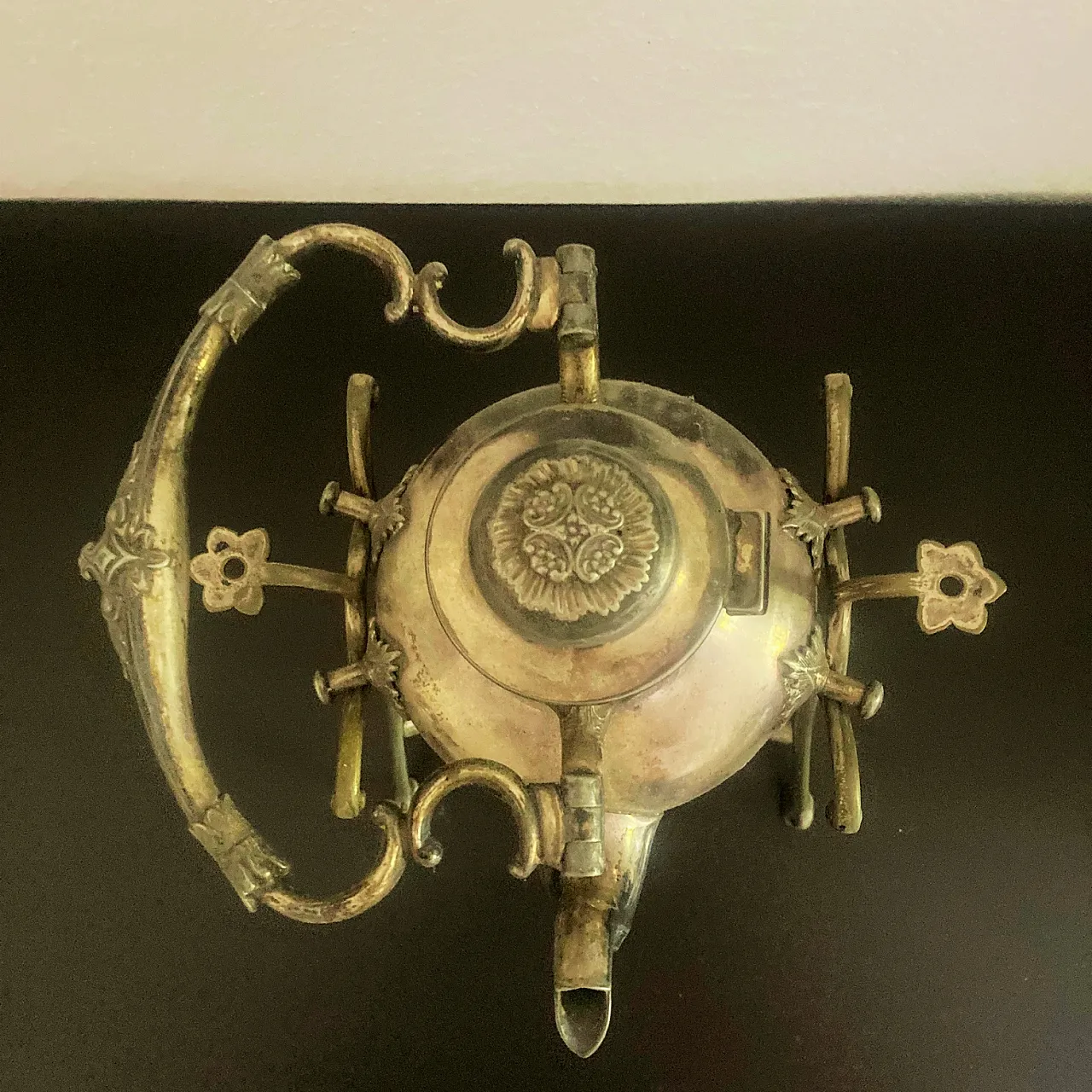 Silver plated Samovar kettle on stand, mid-20th century 6