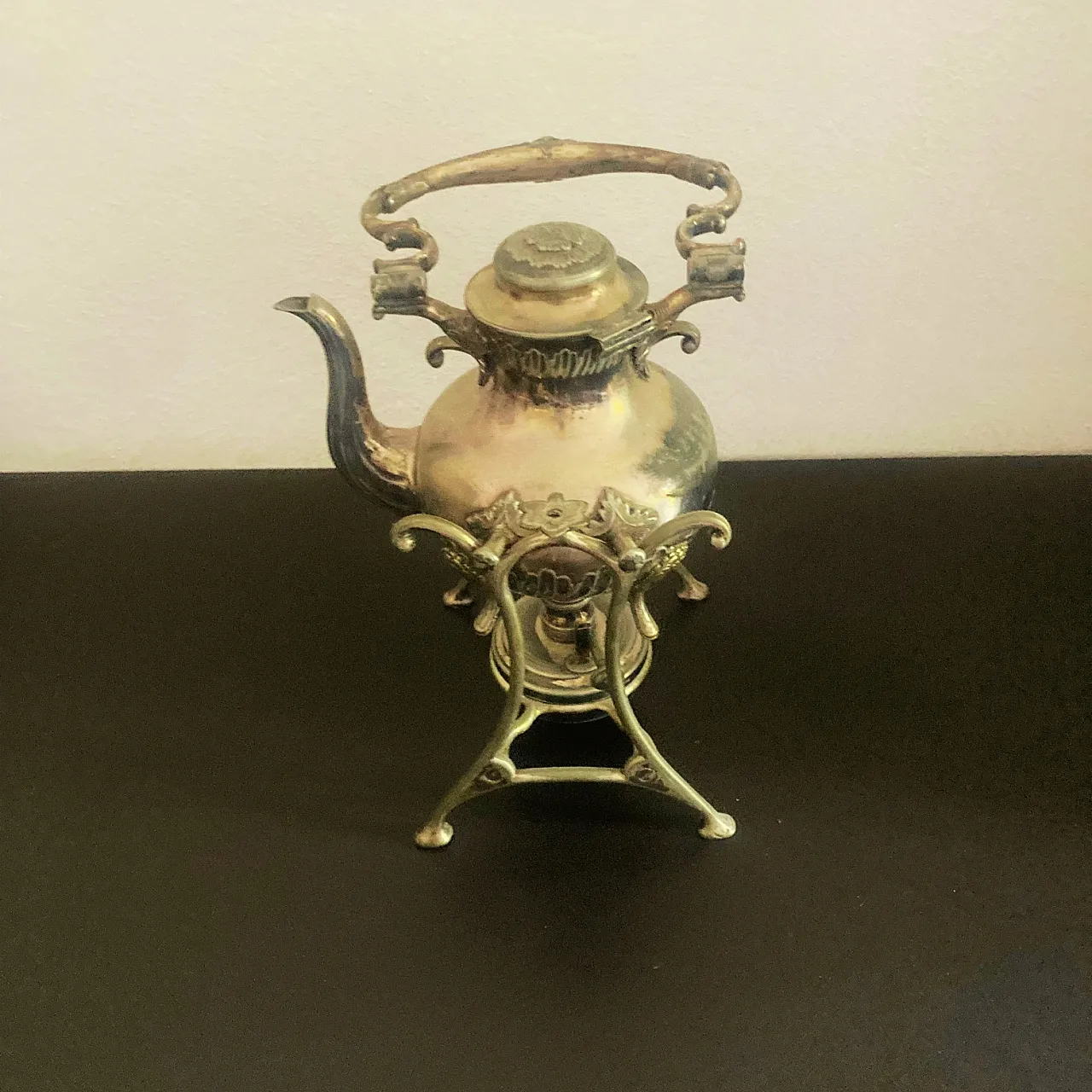 Silver plated Samovar kettle on stand, mid-20th century 9