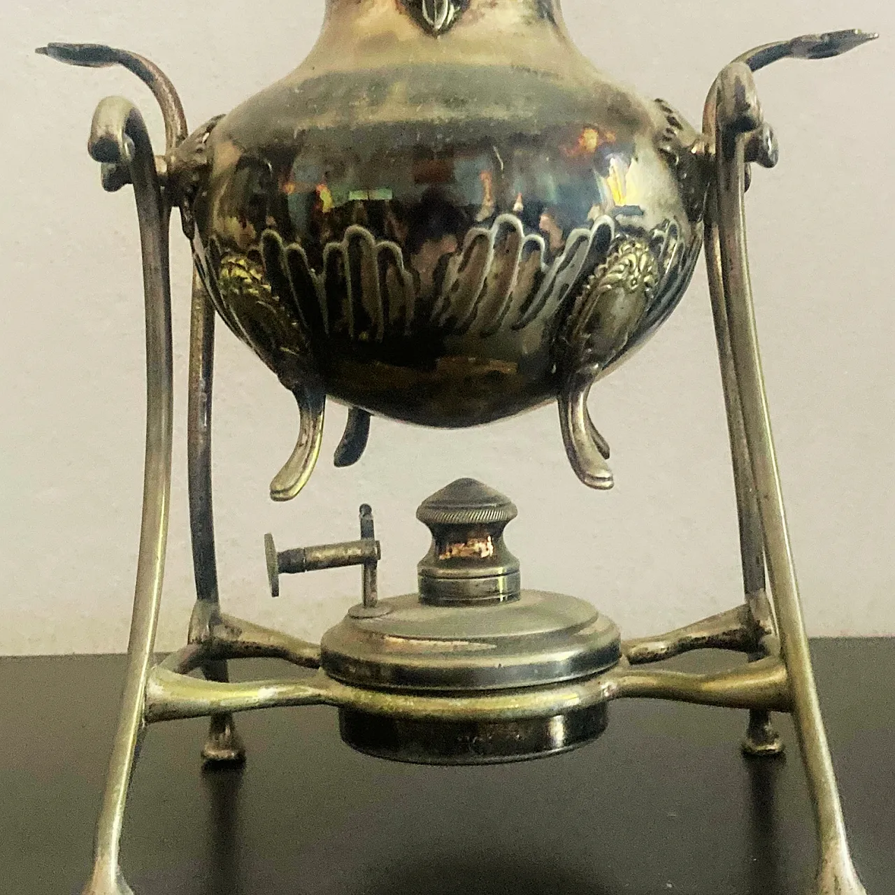 Silver plated Samovar kettle on stand, mid-20th century 10