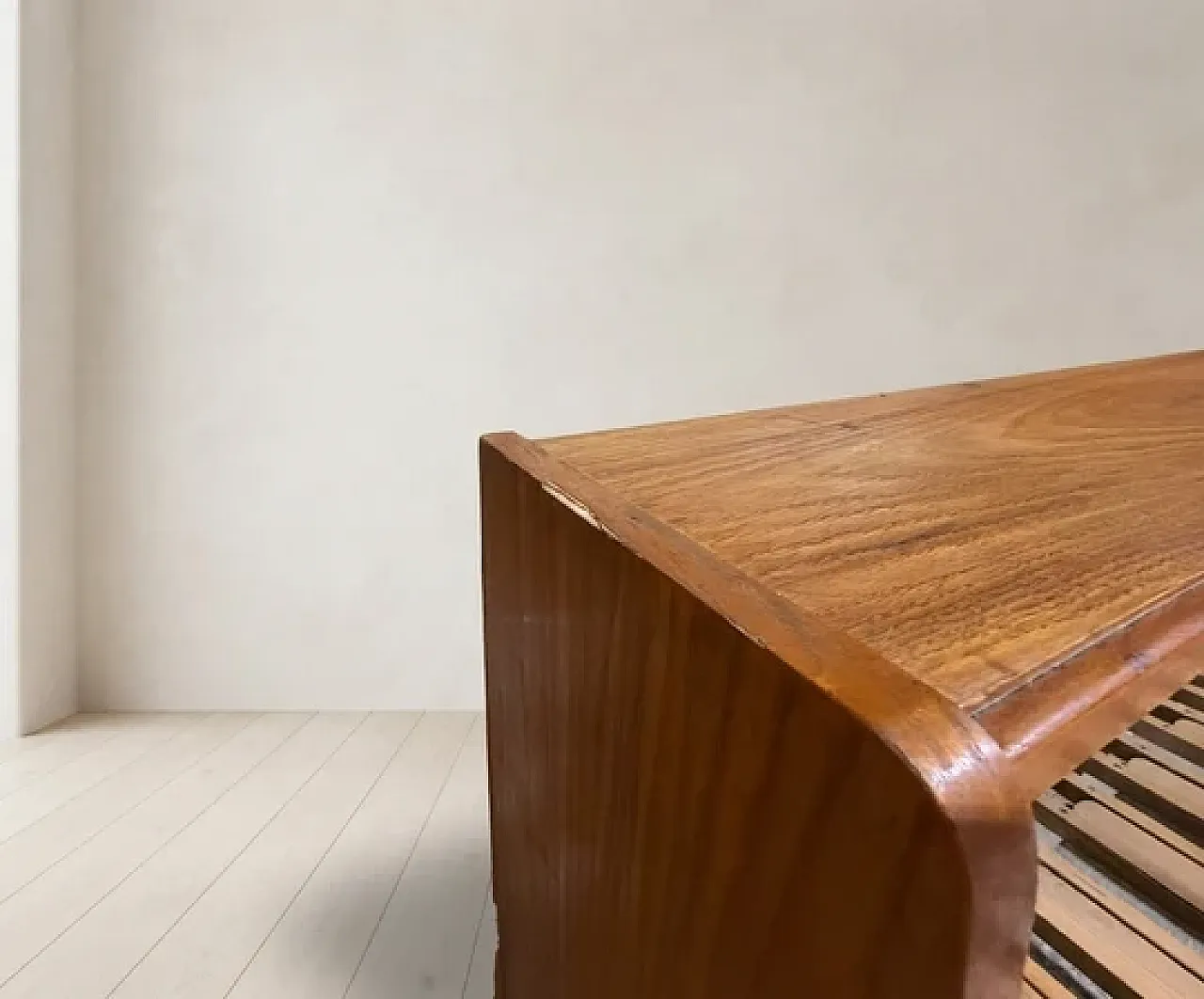 Wooden folding sofa bed frame, mid-20th century 10