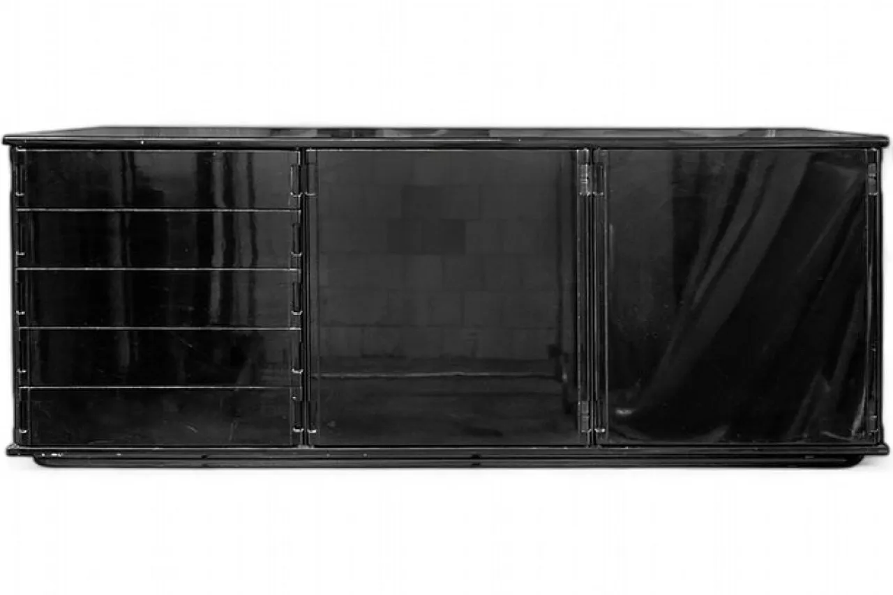 Wood Larco sideboard by Gianfranco Frattini for Molteni, 1970s 5