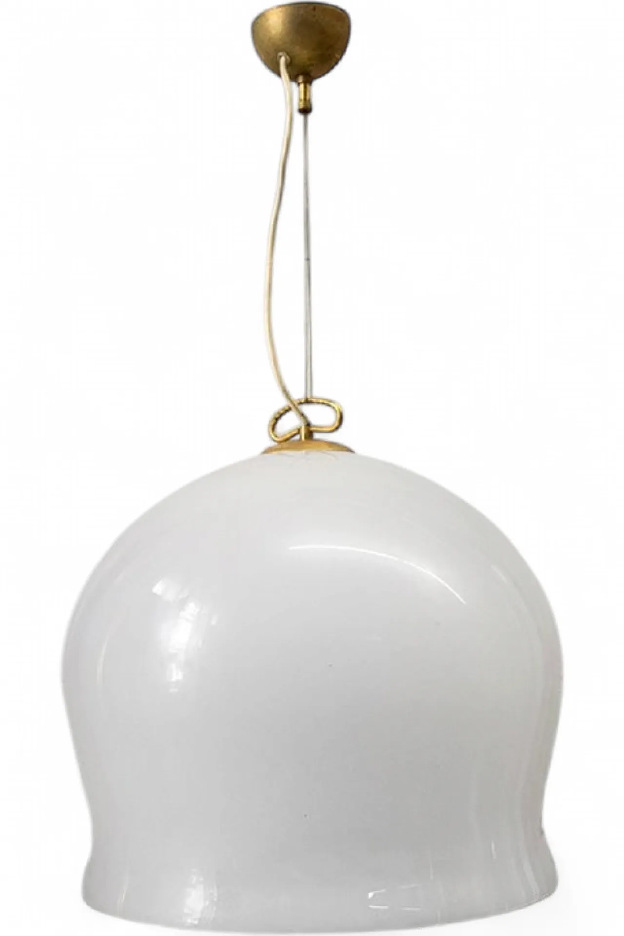 Lampada a sospensione in vetro di Murano, anni '70 6