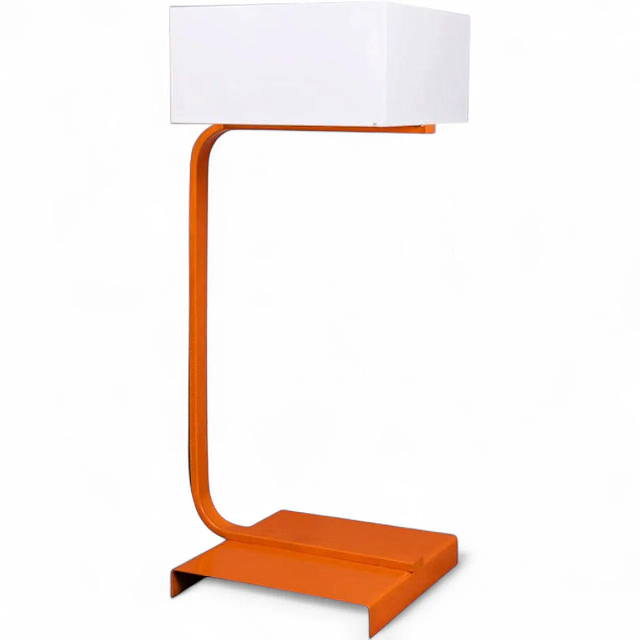Space Age metal and acrylic glass floor lamp, 1970s 15