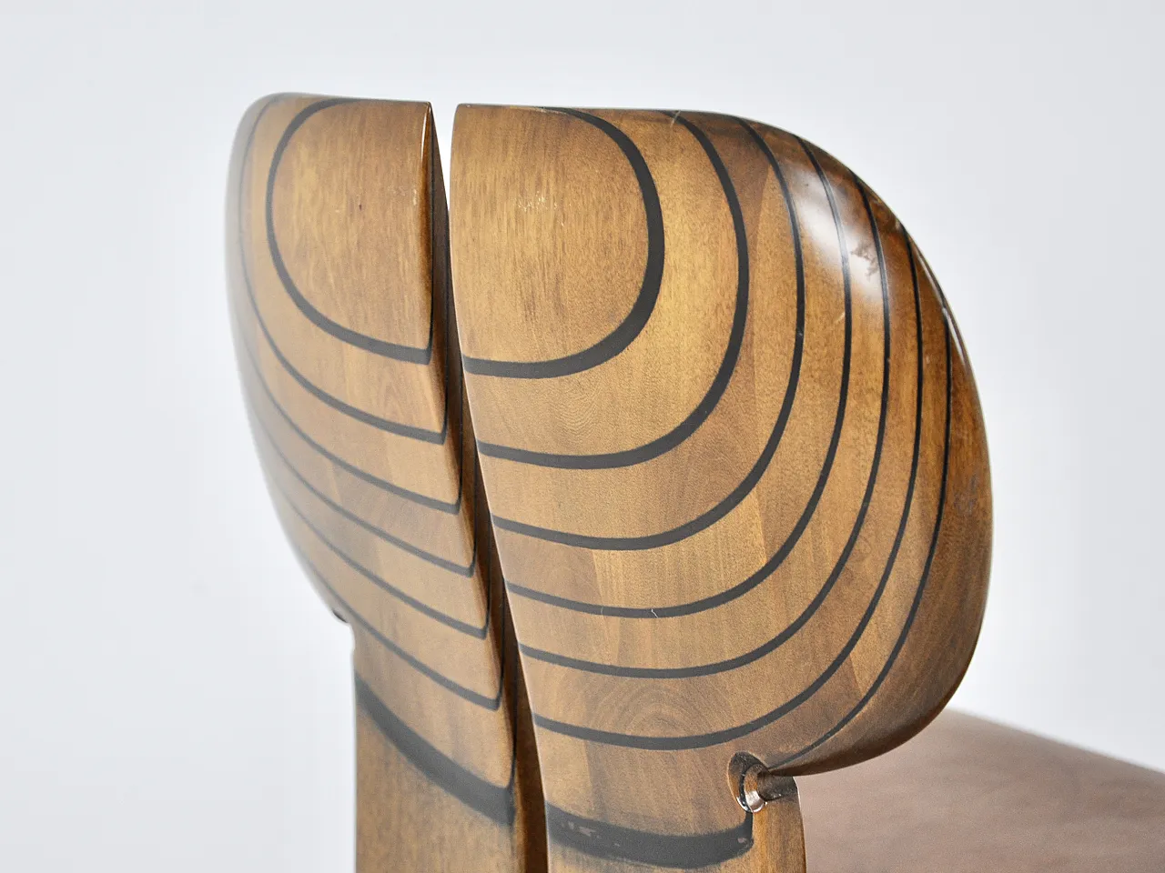 4 Dining chairs "Africa" by Afra & Tobia Scarpa for Maxalto, 1975 10
