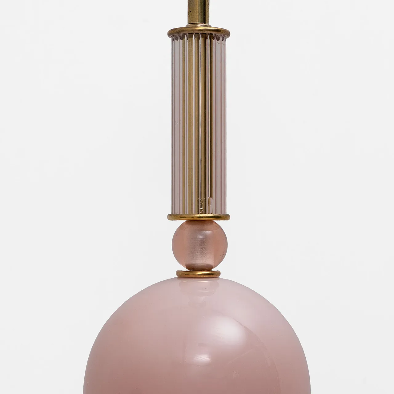 Pair of geometric table lamps in Murano glass, 2000s 7