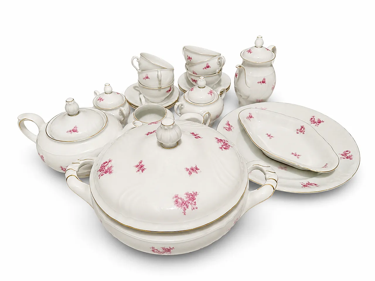 26-piece Winterling Bavaria set, 1950s 6