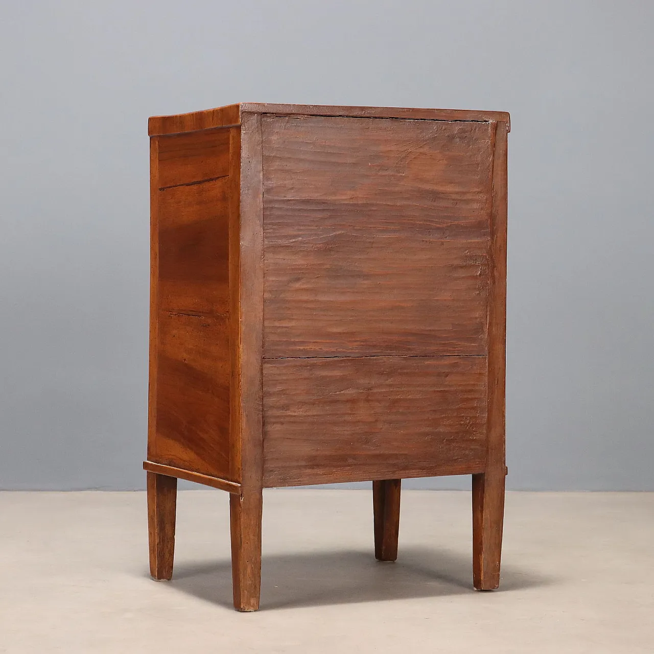 Direttorio bedside table in walnut, 19th century 9