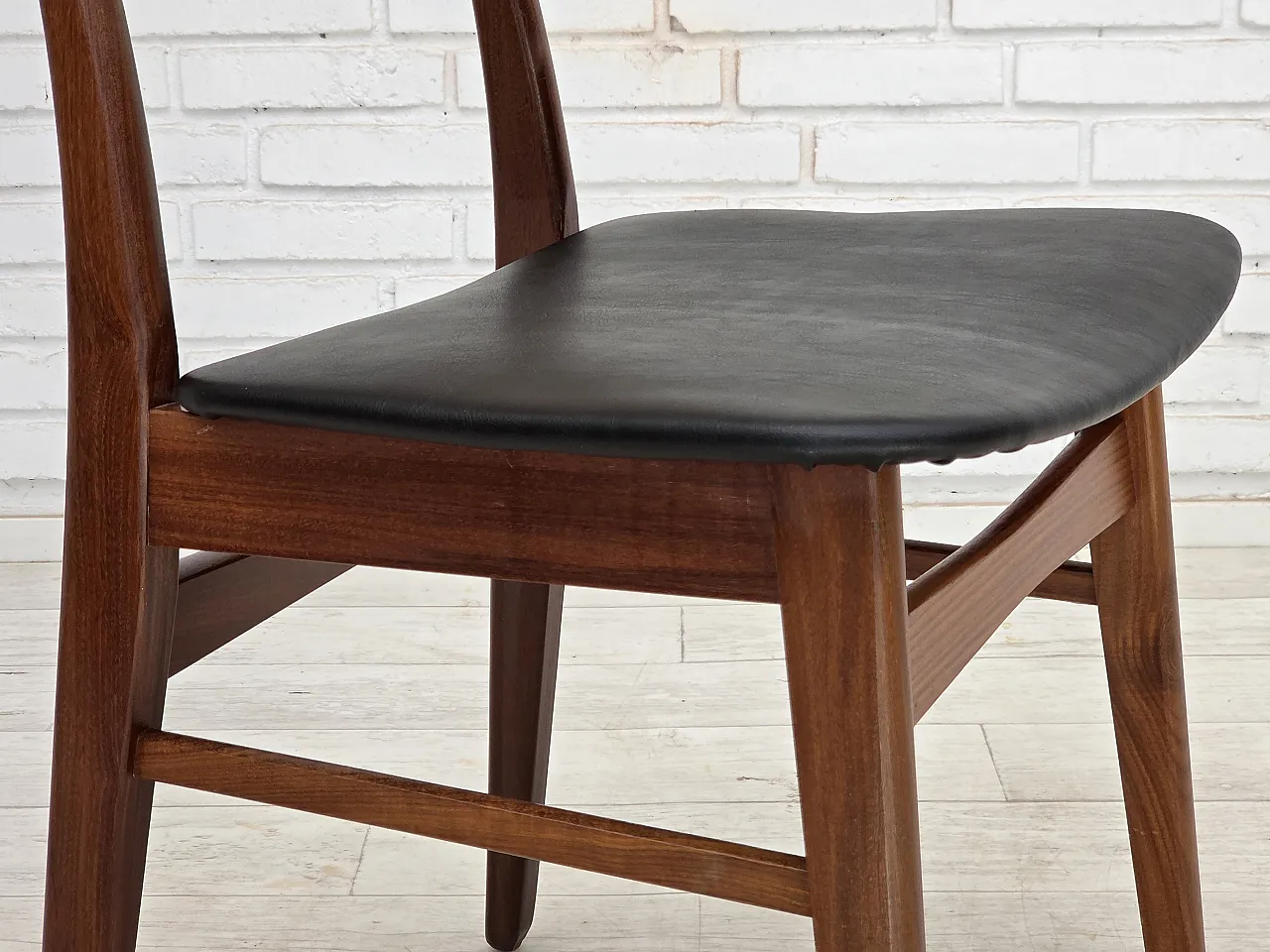 1970s, set of 4 Danish dining chairs by Findahl Møbelfabrik. 6