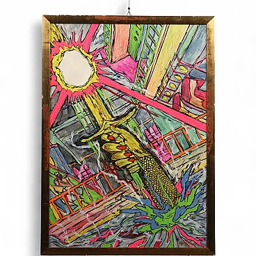 Painting by Carlos Zerpa, 1980s
