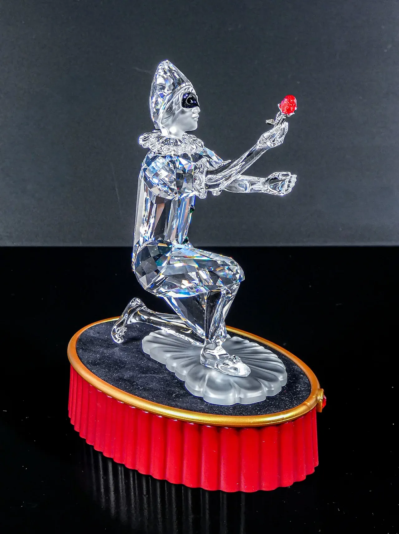ARLECCHINO, Masquerade, scultura in cristallo, anni 2000 8