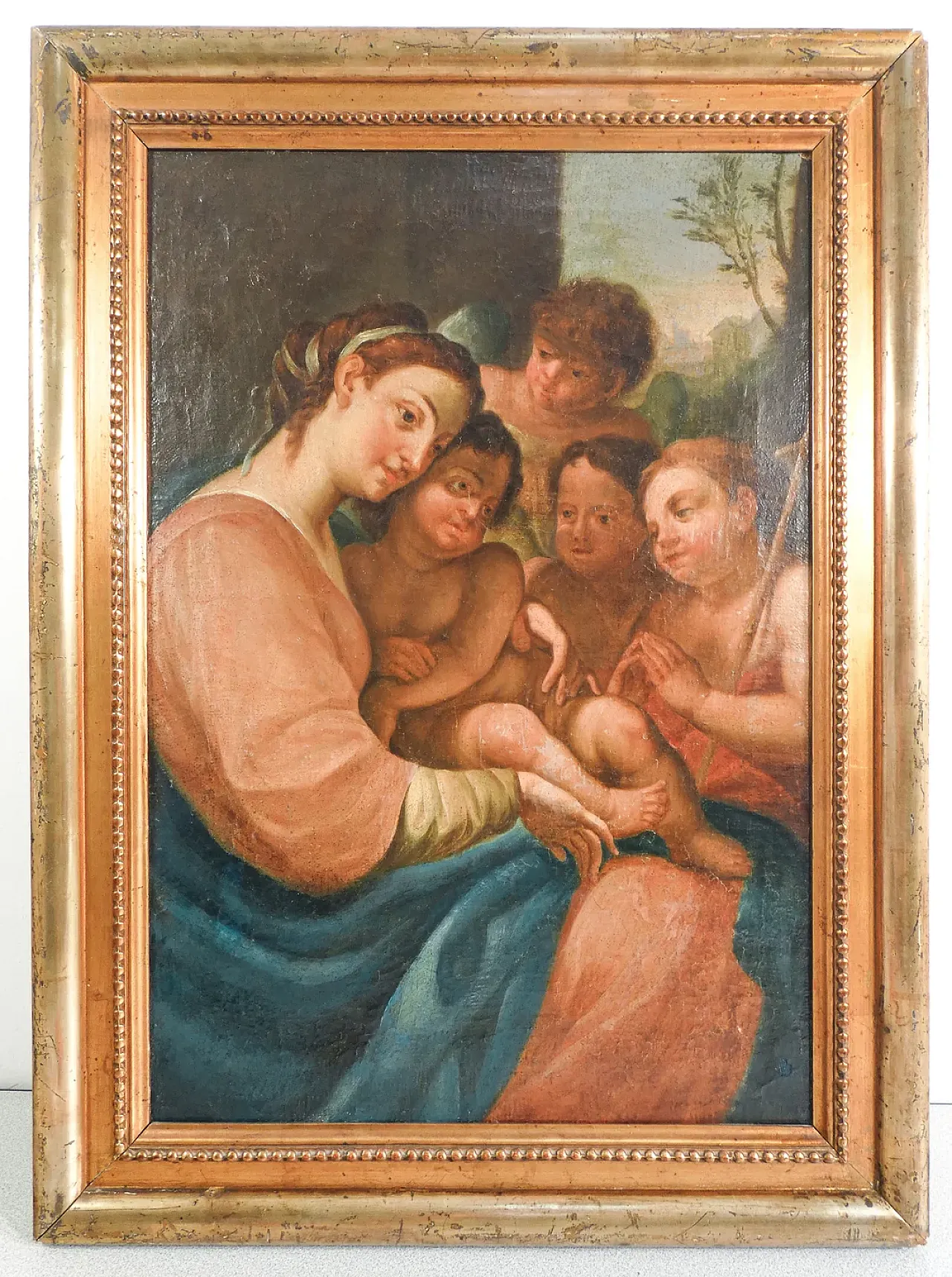 Maria Vergine, Gesù e Giovanni Battista, olio su tela, primo '800 1