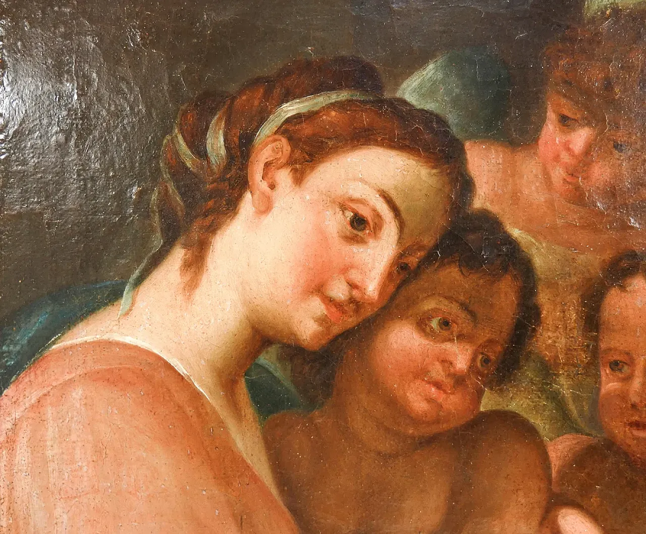 Maria Vergine, Gesù e Giovanni Battista, olio su tela, primo '800 4